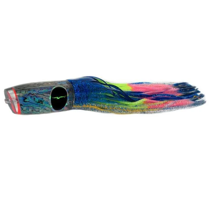 Black Bart Super Plunger Heavy Tackle Lure - Blue Yellow/Rainbow