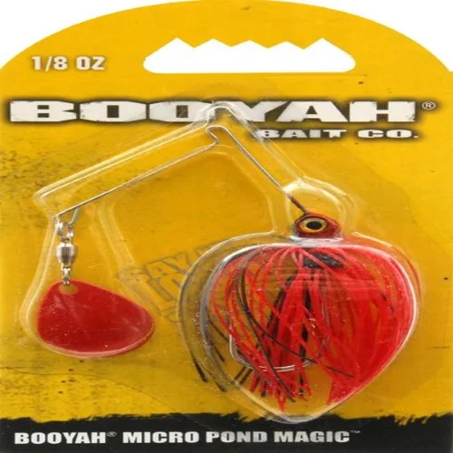 BYMPM18-692 Booyah Micro Pond Magic Spinner Bait - 0.13 Oz., Fire Ant