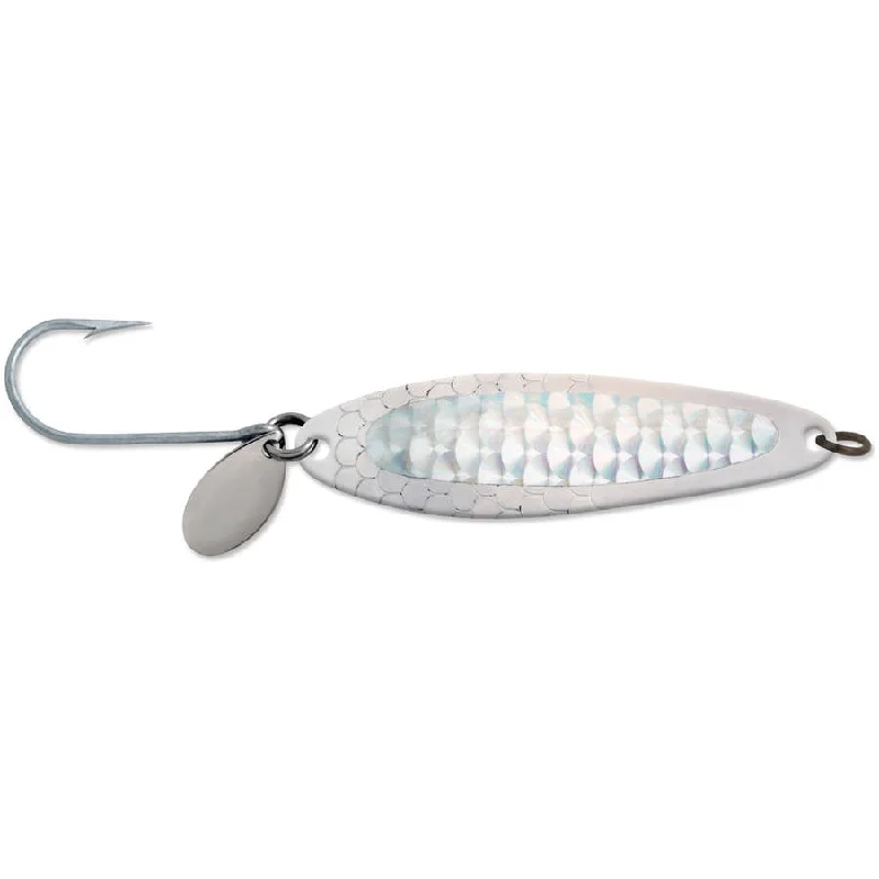 Luhr Jensen 4  Coyote Spoon  Nickel/Silver Prism-Lite