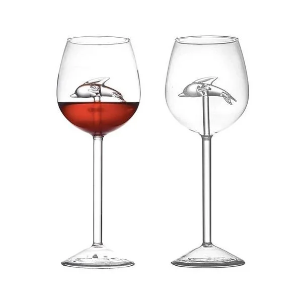 Dolphin Wine Glasses