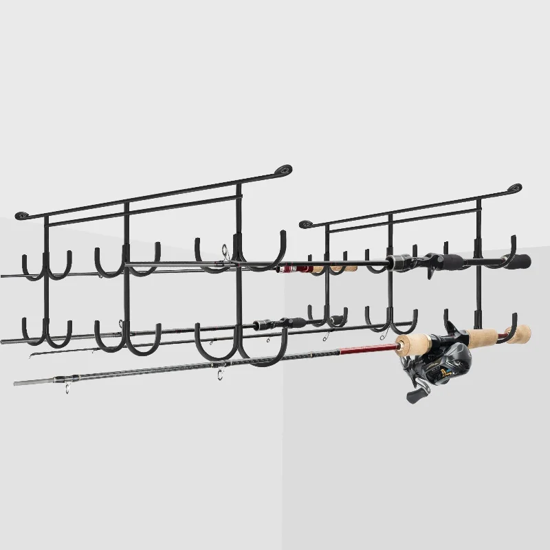 THKFISH Wall Mount Fishing Rod Holders & Storage Rack