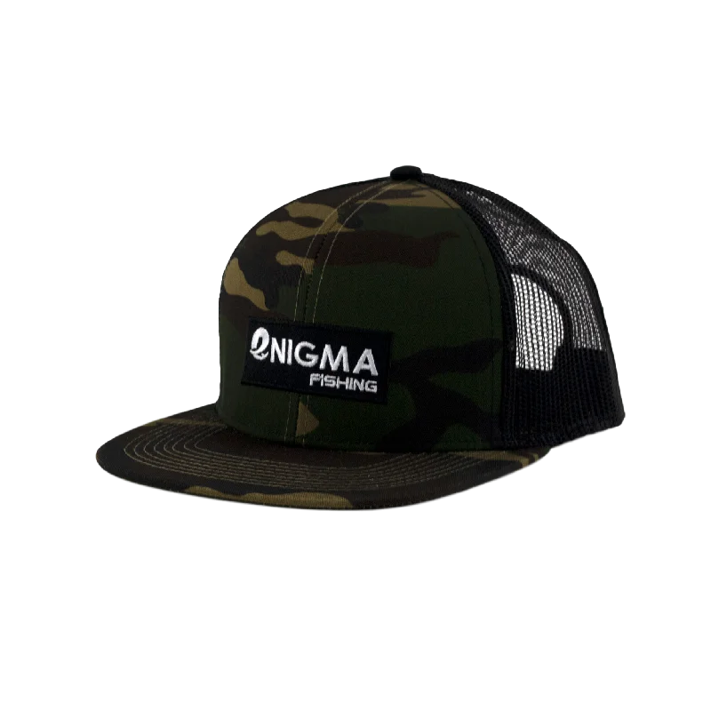 Enigma Fishing Patch Camo Snapback Hat