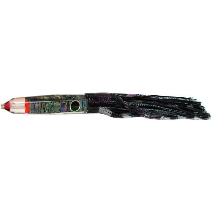 Black Bart Wahoo Candy Medium Heavy Tackle Lure - Purple/Black Dot