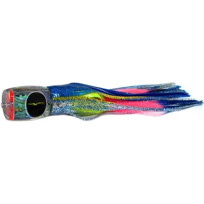 Black Bart Marlin Candy Medium Heavy Tackle Lure - Blue Yellow/Rainbow