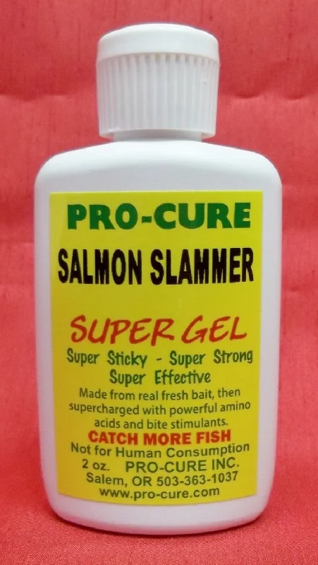 Pro-Cure Salmon Slammer Super Gel High Performance 2 Oz Bait Scents & Uv Flash