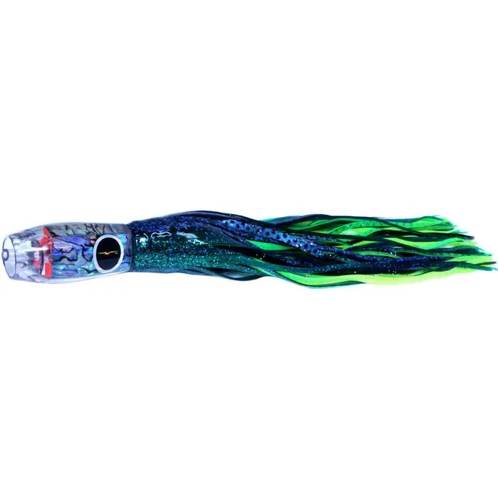 Black Bart Super ProJet Medium Heavy Tackle Lure - Dark Green/Green Chartreuse