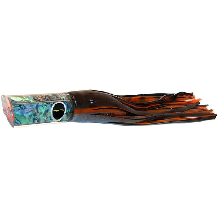 Black Bart Kona Classic Tube Medium Heavy Tackle Lure - Petro/Orange