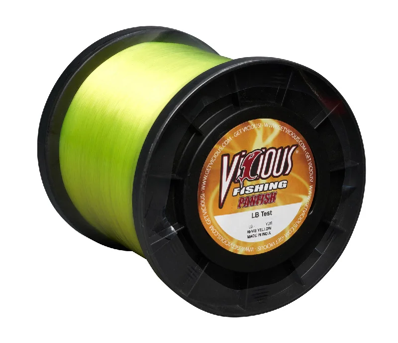 Vicious Panfish Hi-Vis Yellow Mono - 2LB Spool