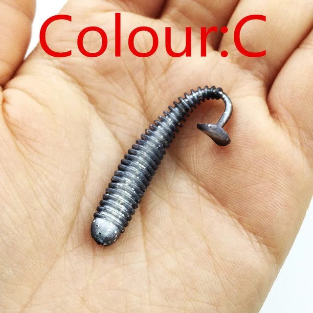 Artificial Soft Bait Worm 10pcs/lot