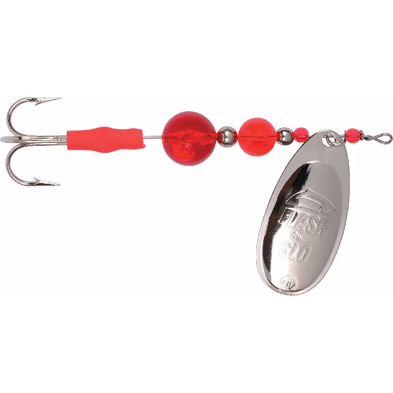 Yakima Bait Flash Glo Casting Spinner  1/2 Oz  Nickel