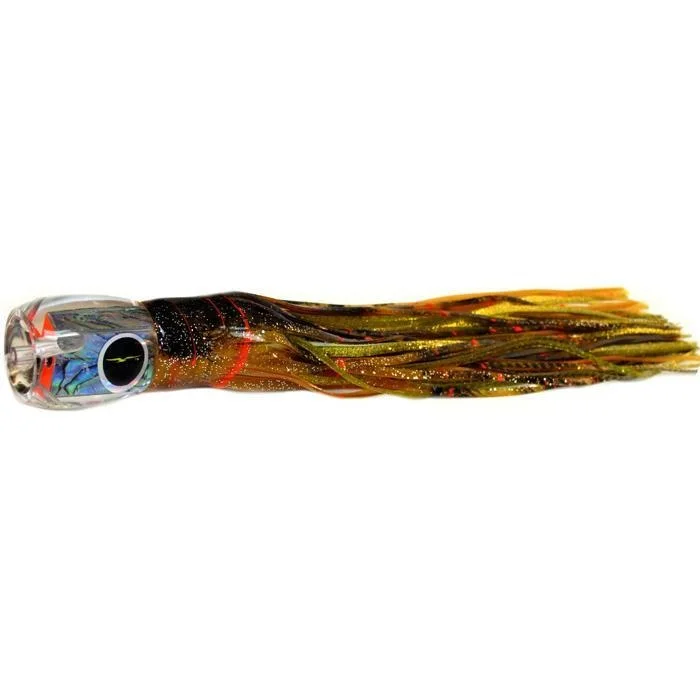 Black Bart Saint Thomas Prowler Medium Heavy Tackle Lure - Brown Gold Orange/Gold Dot