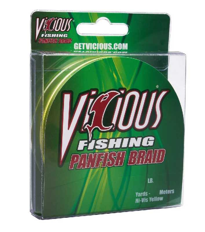 Vicious Panfish Hi-Vis Yellow Braid - 300 Yards