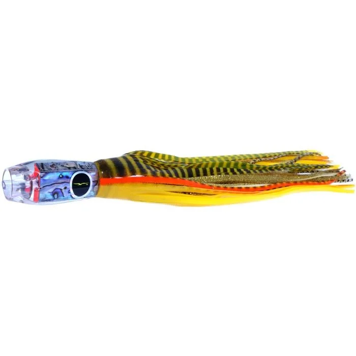 Black Bart Super ProJet Medium Heavy Tackle Lure - Yellow Tiger/Gold Dot