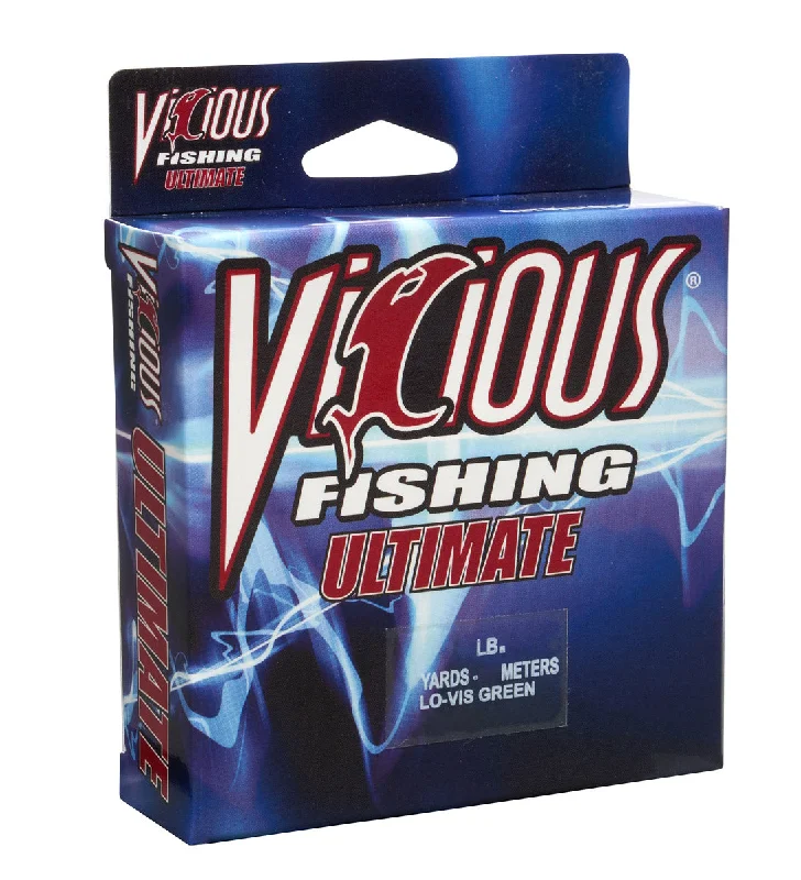 Vicious Ultimate Lo-Vis Green Mono - 100 Yards