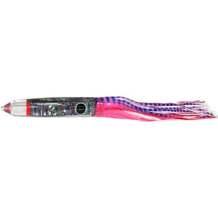 Black Bart Wahoo Candy Medium Heavy Tackle Lure - Pink Tiger/White