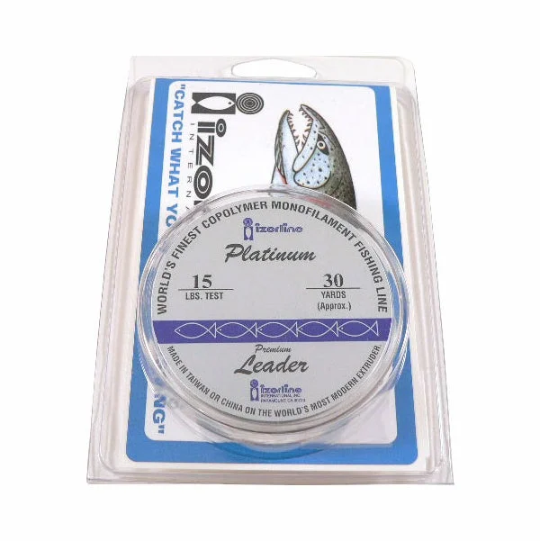 Izorline Green Platinum Mono Leader - 15lb - 30yd Spool - 023150