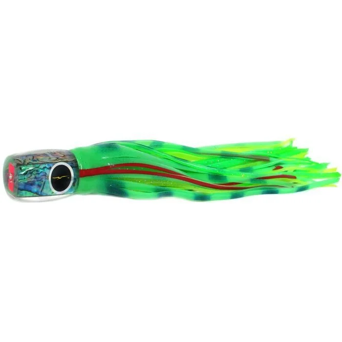 Black Bart Striper Candy Medium Heavy Tackle Lure - Glow/Green Chartreuse