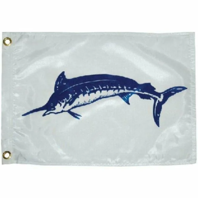 Taylor Made - Blue Marlin Flag 12" x 18"