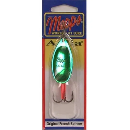 Mepps Aglia Inline Spinner 1/2 Oz Green Platium