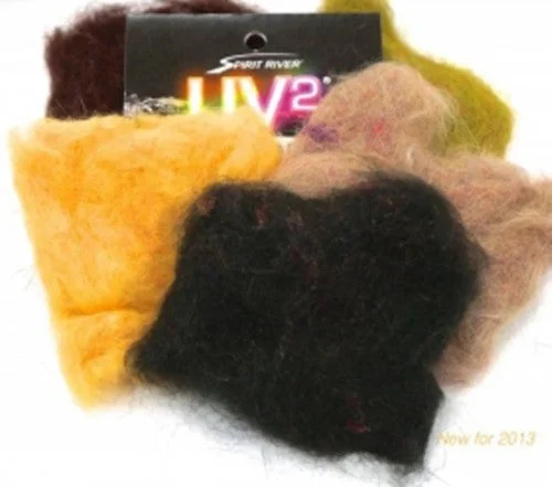 Spirit River UV2 Fine & Dry Dubbing - March Brown - Fly Tying