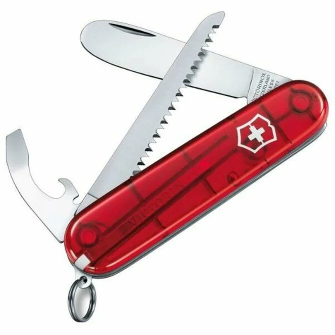 Victorinox - "My First Victorinox" Swiss Army Knife Translucent Red