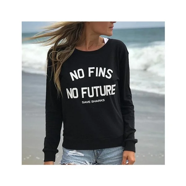 "No Fins No Future" T-Shirt