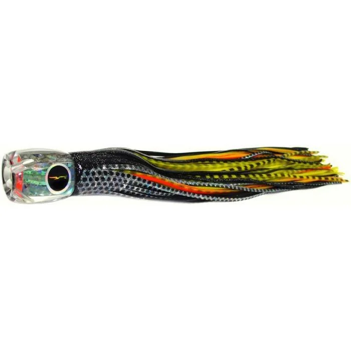 Black Bart Saint Thomas Prowler Medium Heavy Tackle Lure - Black Dot/Yellow Tiger