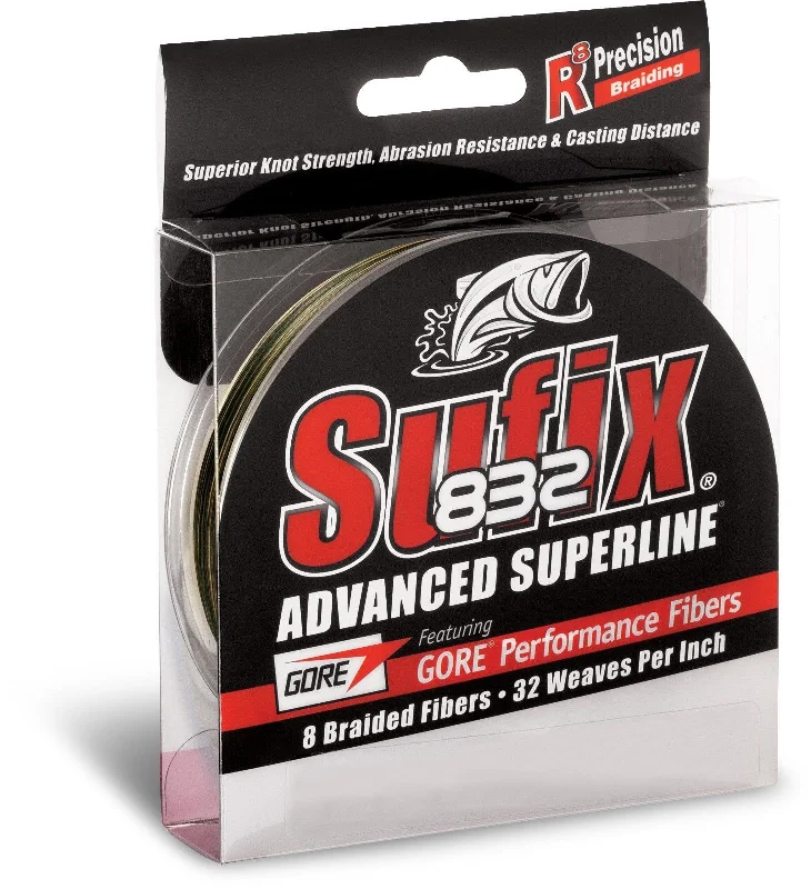 Sufix 832 Braid Camo Green Braided Line