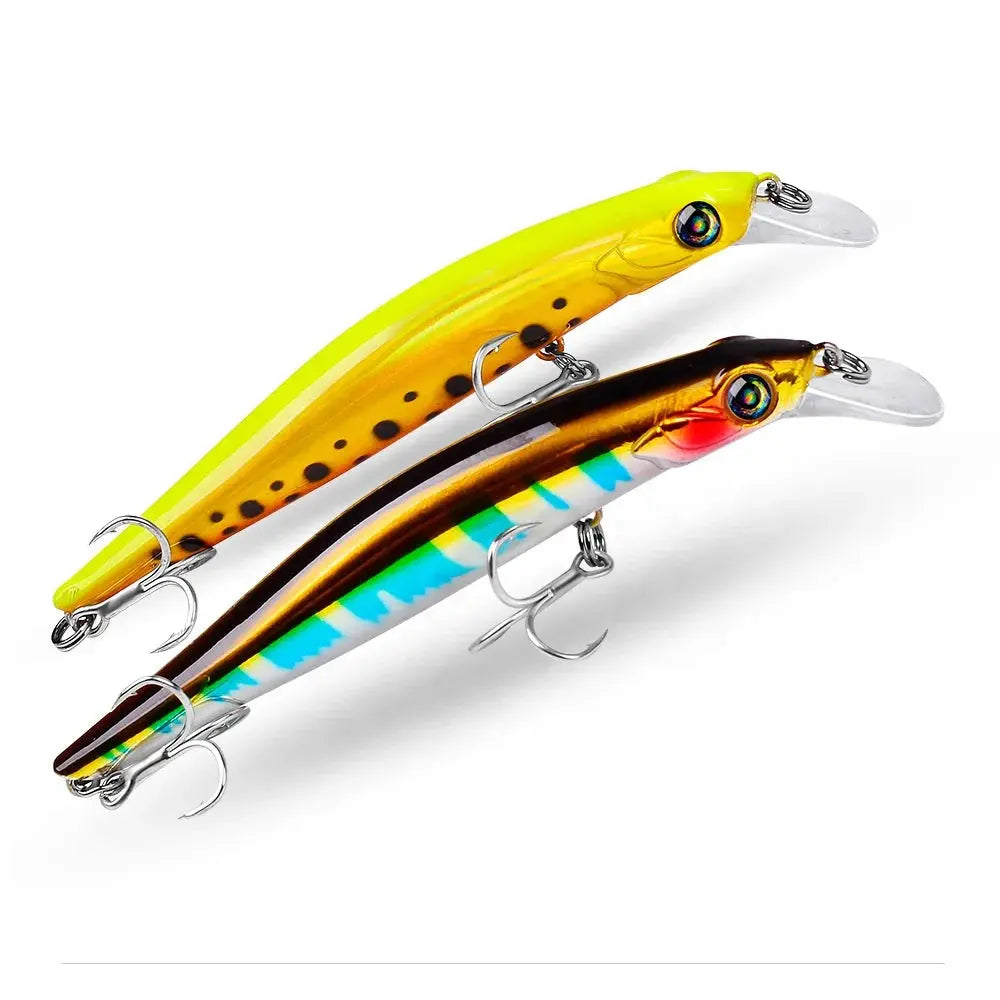 Lureswholesale® Floating Minnow Lure Plastic Hard Wobblers Cran Bait