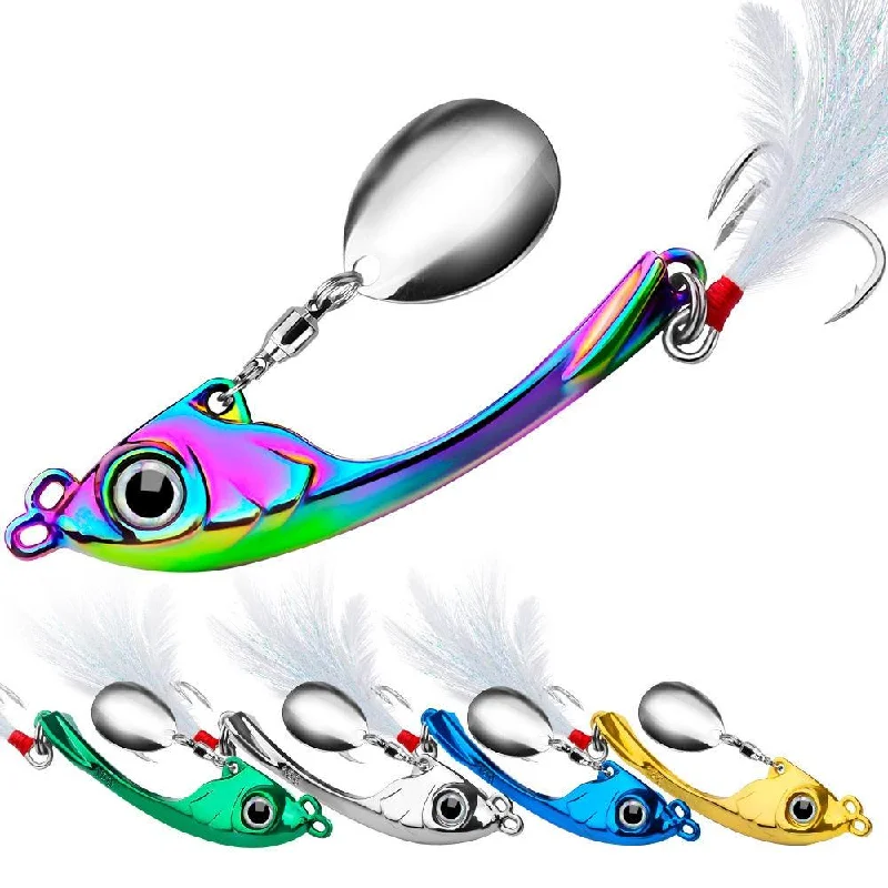 Dr.Fish 1 pcs Metal Spinner Lure Fishing Spoons 9g 13g 17g