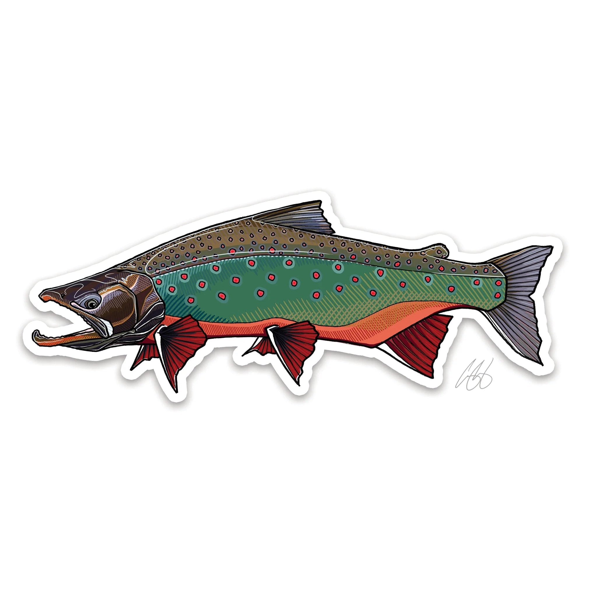 Underwood Arctic Char Sticker