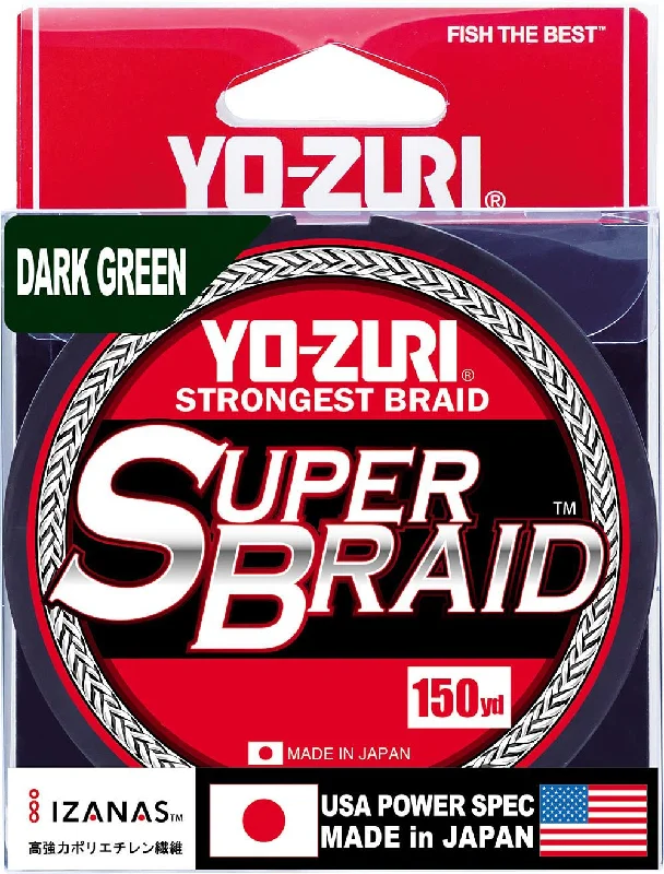 Yo-Zuri SuperBraid Dark Green - 150 Yard Spool