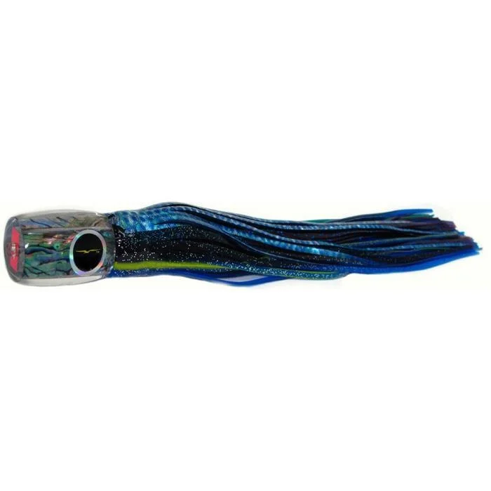 Black Bart Striper Candy Medium Heavy Tackle Lure - Black Blue Dot/Purple Fleck