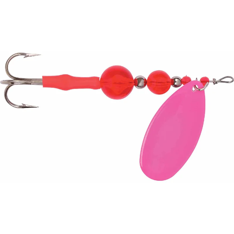 Yakima Bait Flash Glo Casting Spinner  1/2 Oz  Fluorescent Pink