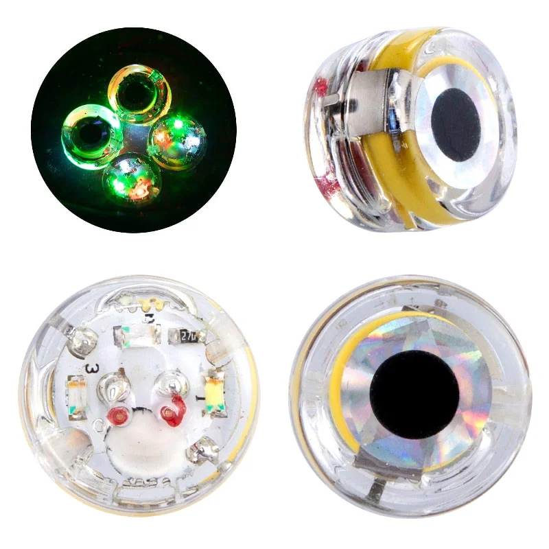 Dr.Fish Lot Round Eye LED Lures (with Hole)