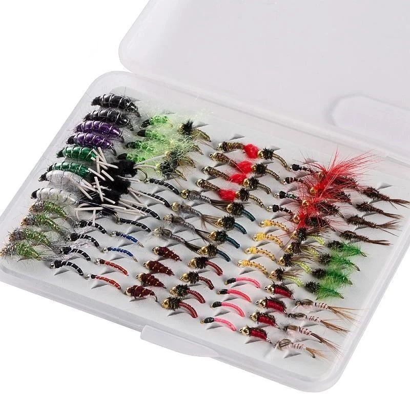 96 Piece Fly Fishing Flies