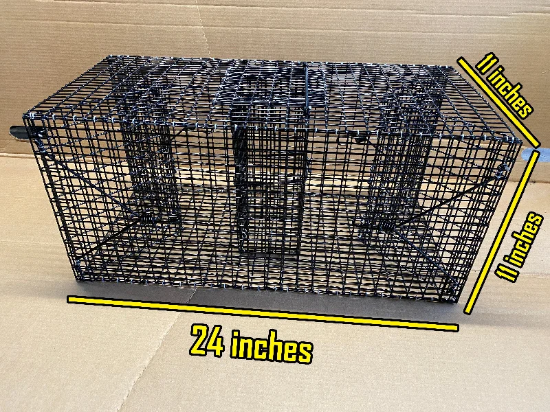 Foldable Fish Trap - Folding Crawfish Trap - Collapsible Bait Fish Trap