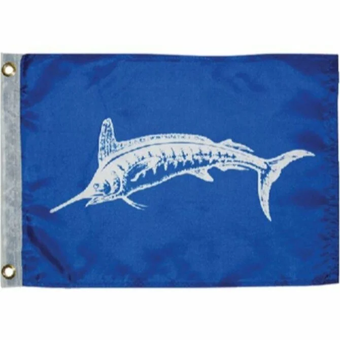 Taylor Made - White Marlin Flag 12" x 18"