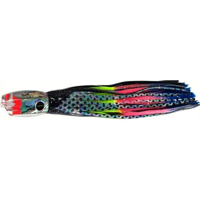 Black Bart Pelagic Breakfast Light Tackle Lure - Black Dot/Rainbow