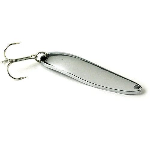 SES150-1 1.5 Oz Shur-Strike Nickel Casting Spoons with Red Lure Tab