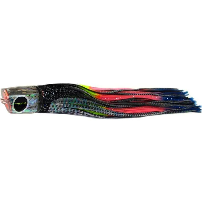 Black Bart RPP Medium Heavy Tackle Lure - Black Dot/Rainbow