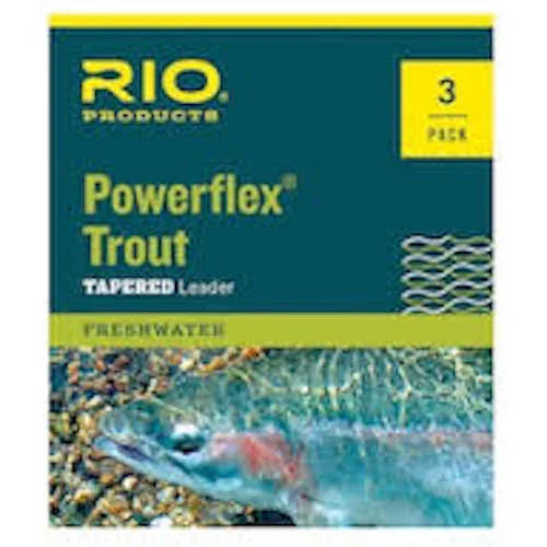 Rio 246 Powerflex Trout Leader 4X 6.4lb - 3pk