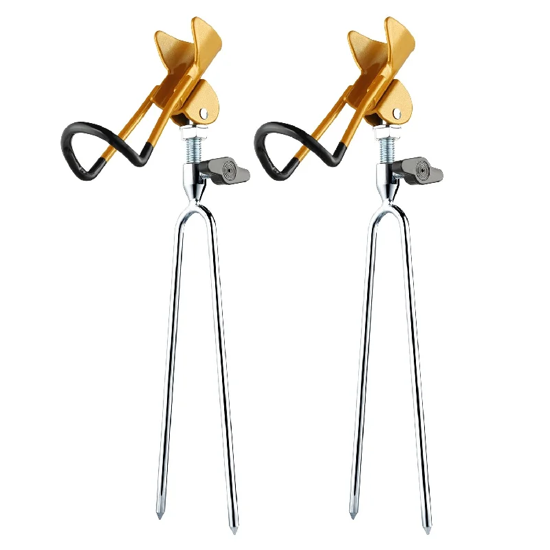 2Pcs Bank Fishing Rod Holder