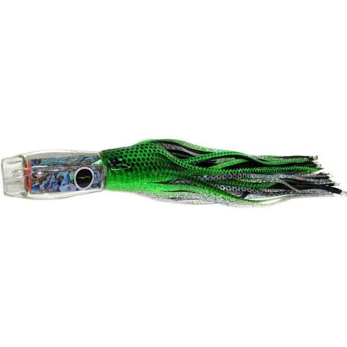 Black Bart Kona ProJet Medium Heavy Tackle Lure - Green Dot/Black Dot