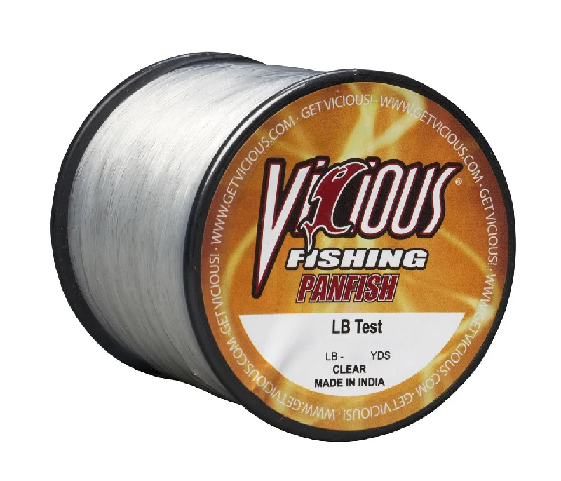 Vicious Panfish Clear Mono - 1/4LB Spool