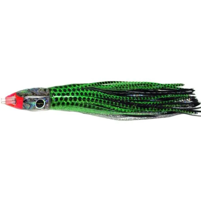 Black Bart Tuna XXX Light Tackle Lure - Green/Black Dot