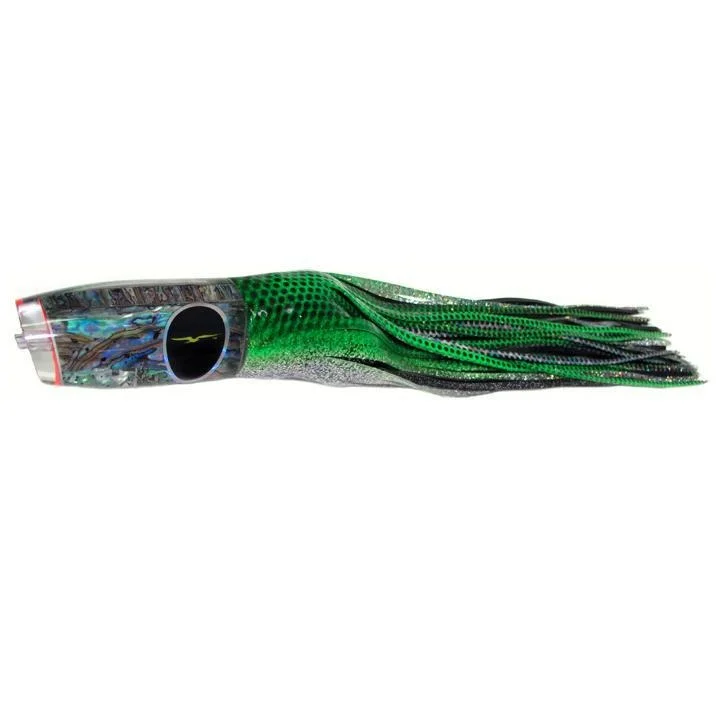 Black Bart Super Plunger Heavy Tackle Lure - Green Dot/Black Dot