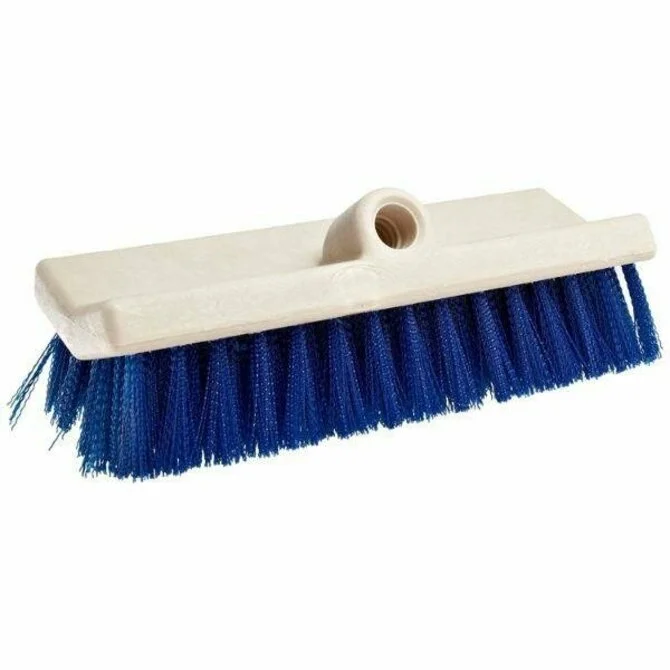 Weiler - 10" Block Size, Blue Polypropylene Fill, Foam Block, Bi-Level Scrub Brush