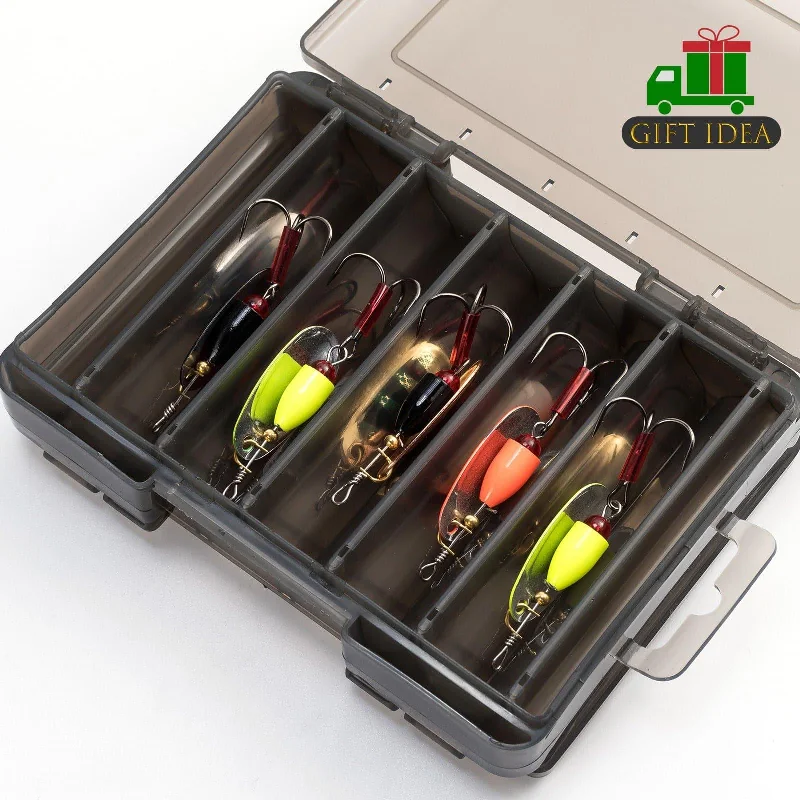 Dr.Fish 10pcs Inline Spinners Lures Kit