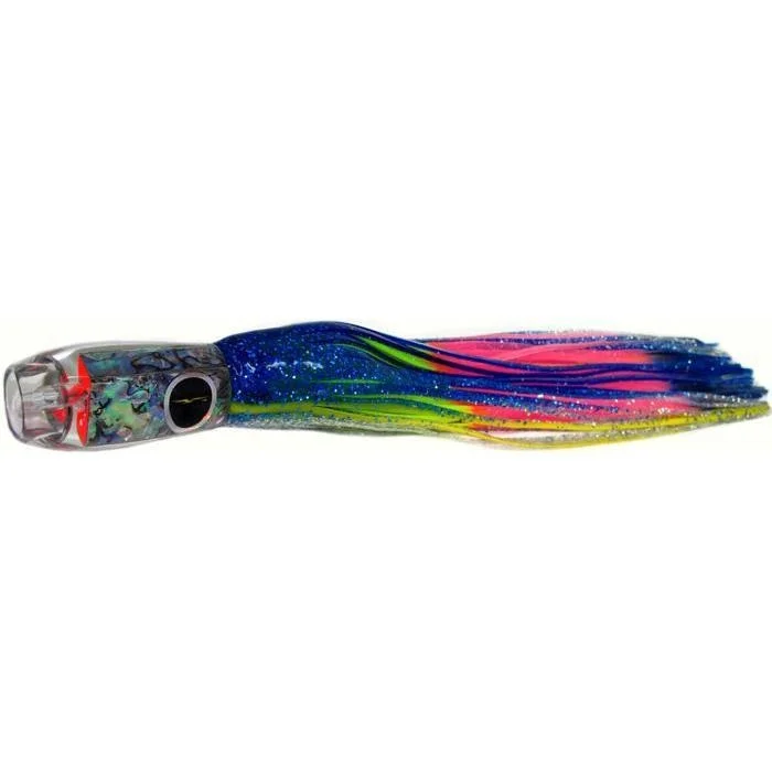 Black Bart Super ProJet Medium Heavy Tackle Lure - Blue Yellow Stripe/Rainbow